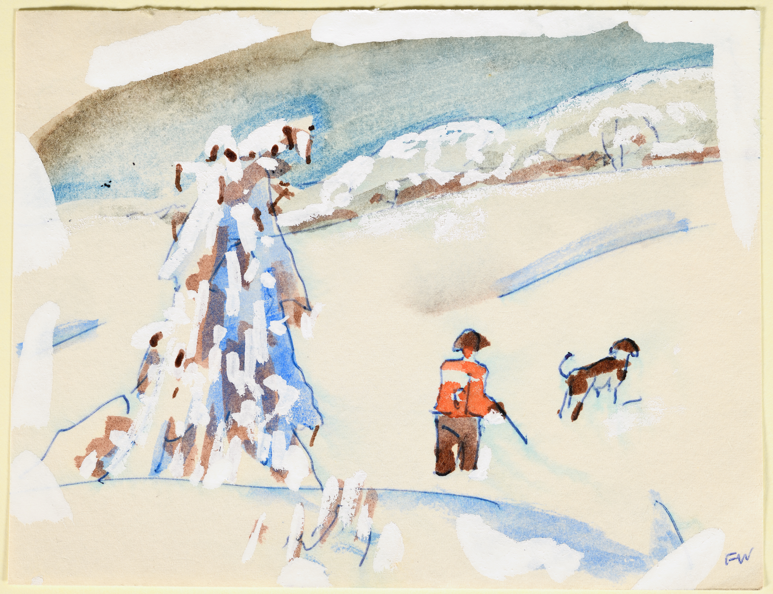 Frank Wilcox, Untitled Christmas Card