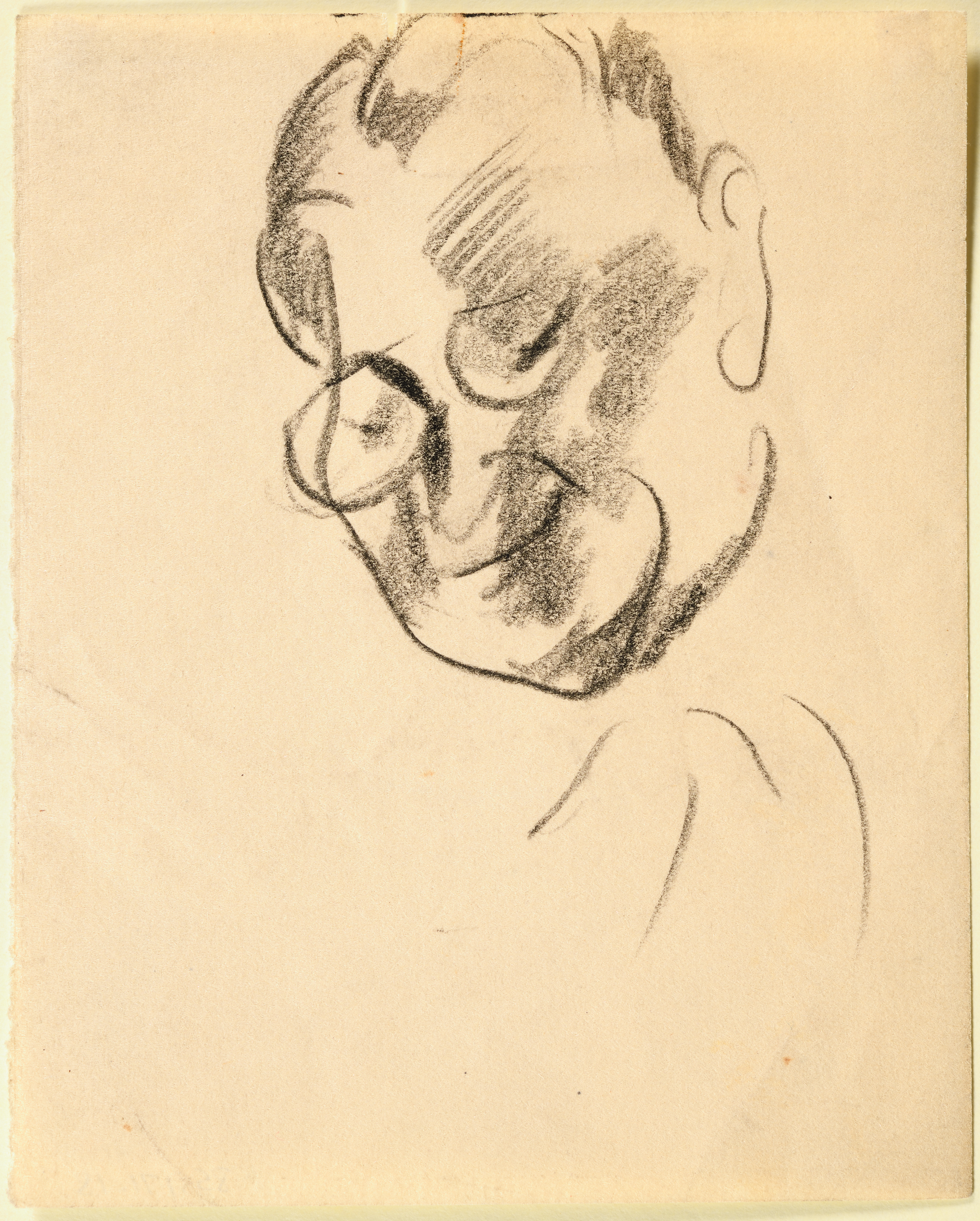 Man With Reading (Matted)